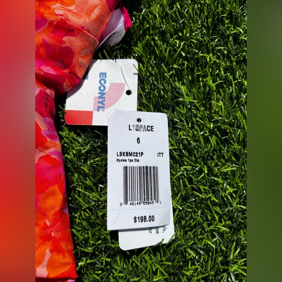 NWT L*space Eco Chic KYSLEE one piece swimsuit. Into the Tropics floral. Size 6 - Picture 5 of 8